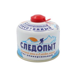 Баллон газовый резьбовой СЛЕДОПЫТ 230 гр.