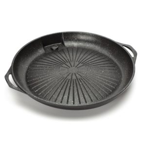 Сковорода-гриль NaMilux с антипригарным покрытием круглая